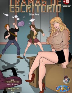 Tramas de Escritório – HQ Erótica Completa +18